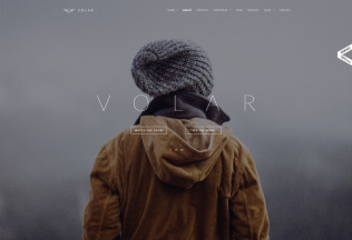 Volar – Premium Responsive One Page Minimal Parallax Drupal Theme