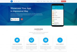 Volkan – Premium Responsive Onepage HTML5 App Template