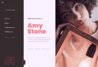 Volos – Premium Responsive One Page Resume WordPress Theme