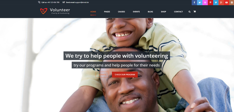 Home page