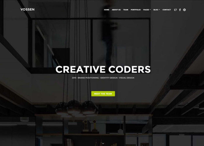 Vossen – Premium Responsive Creative One-Page Parallax Drupal Theme