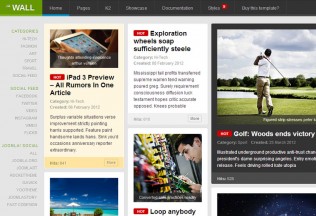 Wall – Joomla Premium Responsive Template