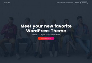 Wanium – Premium Repsonsive Elegant Multi-Concept WordPress Theme