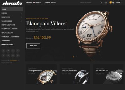 5 Best Responsive Watch Prestashop Theme 2020