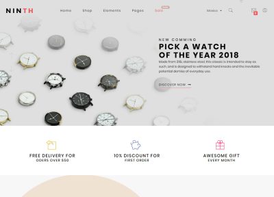 Best Magento Watch Shop Templates 2018