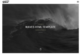 Waves – Premium Responsive Fullscreen Video HTML5 Template