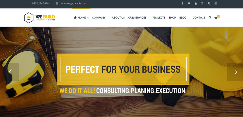 Home page