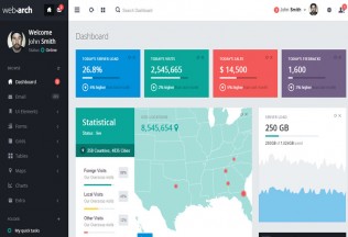 Webarch – Premium Responsive Admin Dashboard Template