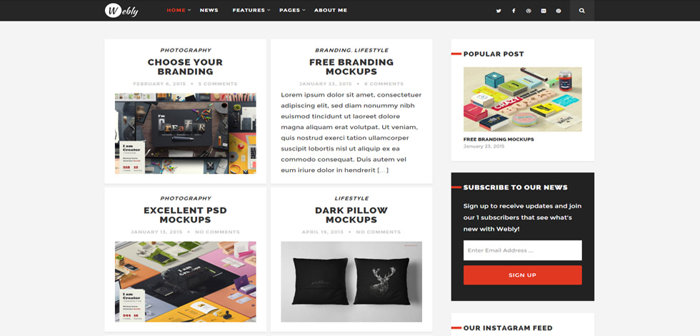 Home page