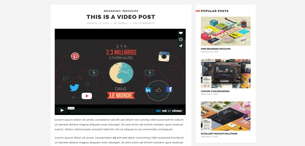 Video post