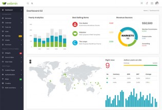 Webmin – Premium Responsive Angular 7 Admin Dashboard HTML5 Template