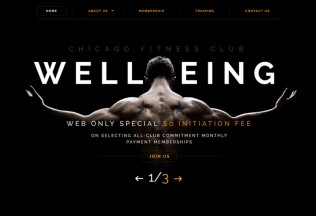 Wellbeing – Premium Responsive Fitness HTML5 Template