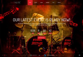 WeMusic – Premium Responsive Music Band Event Drupal Theme