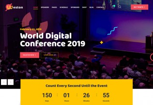 Weston – Premium Responsive Conference & Event WordPress Theme