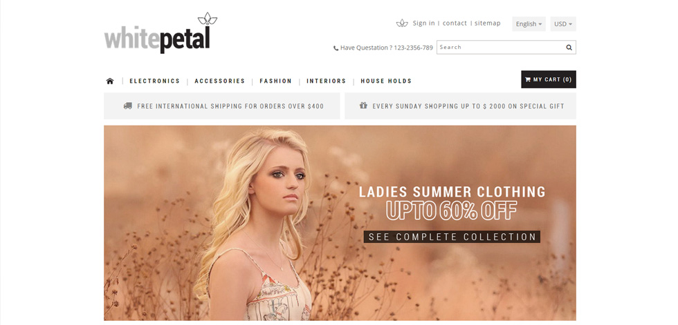 Home page