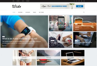 Wide – Premium Responsive Magazine and Blog WordPress Theme