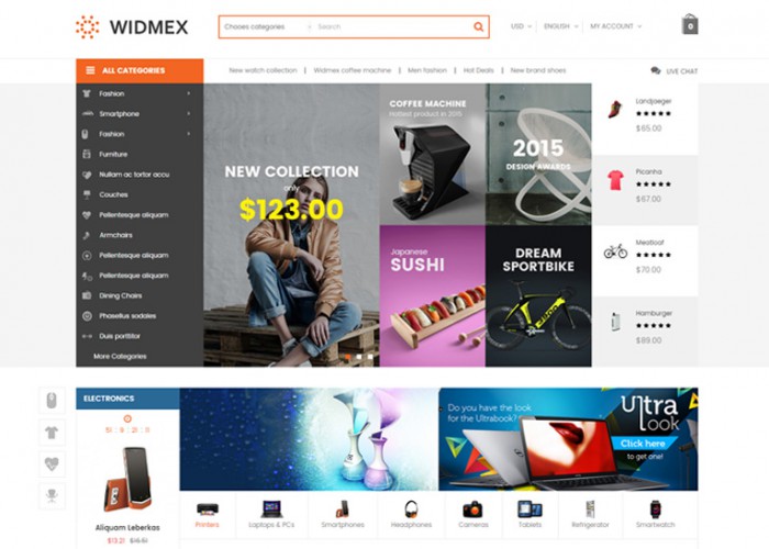 Widmex – Premium Responsive Multipurpose Prestashop Theme