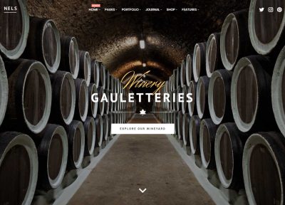 Best Responsive WordPress Wine Theme 2018