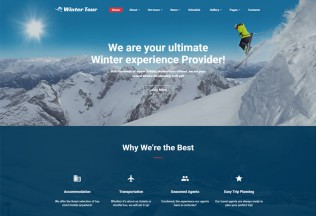Winter Tour – Premium Responsive Travel Agency HTML5 Template