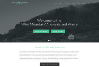 Wise Mountain – Premium Responsive Vineyard and Winery WordPress Theme
