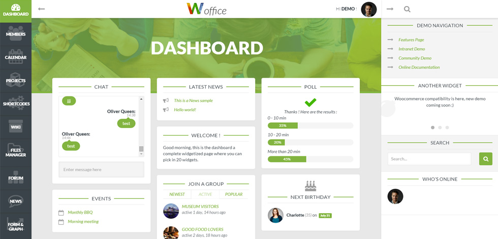 Dashboard