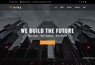 Worky – Premium Responsive Architectural Bureau WordPress Theme
