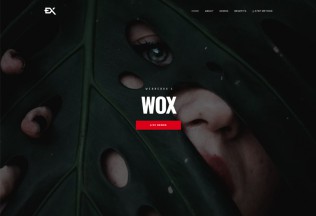 Wox – Premium Responsive One Page Portfolio WordPress Theme