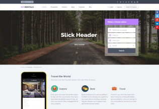 WP Rentals – Premium Responisve Booking Accommodation WordPress Theme