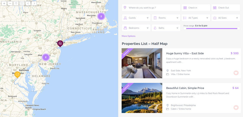 Property listing