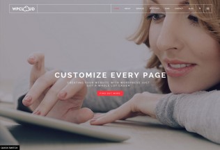 WPCLOUD – Premium Responsive Creative One-Page WordPress Theme