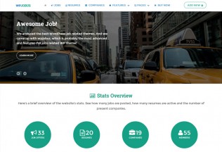WPJobus – Premium Responsive Job Board and Resumes WordPress Theme