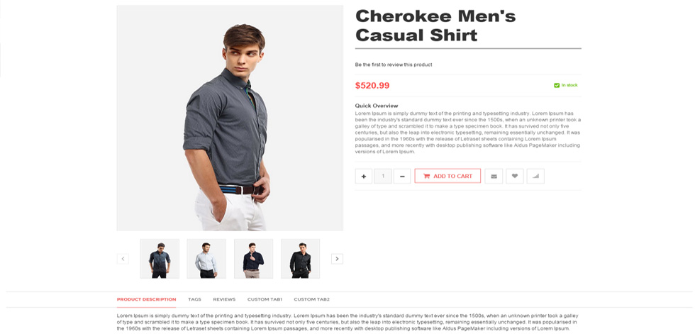 Product page