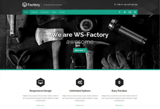 WS-Factory – Premium Responsive Multipurpose Joomla Template