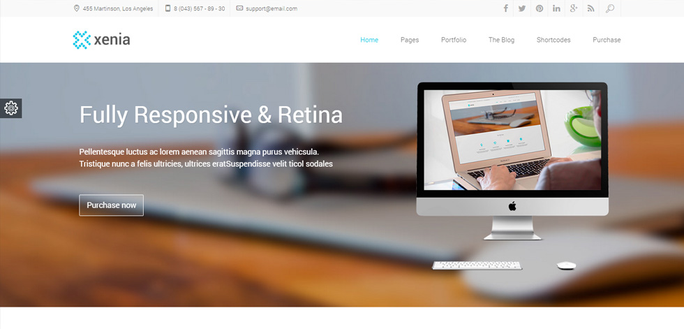 Welcome page