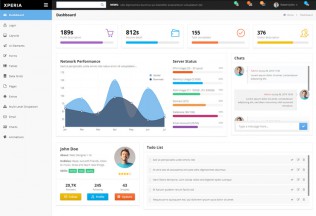 Xperia – Premium Responsive Bootstrap Dashboard Admin HTML5 Template