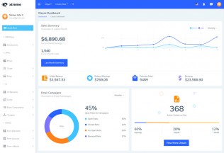 Xtreme – Premium Responsive Angular 8 Admin HTML5 Template