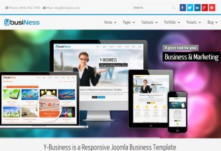 YbusiNess – Joomla Premium Responsive Template