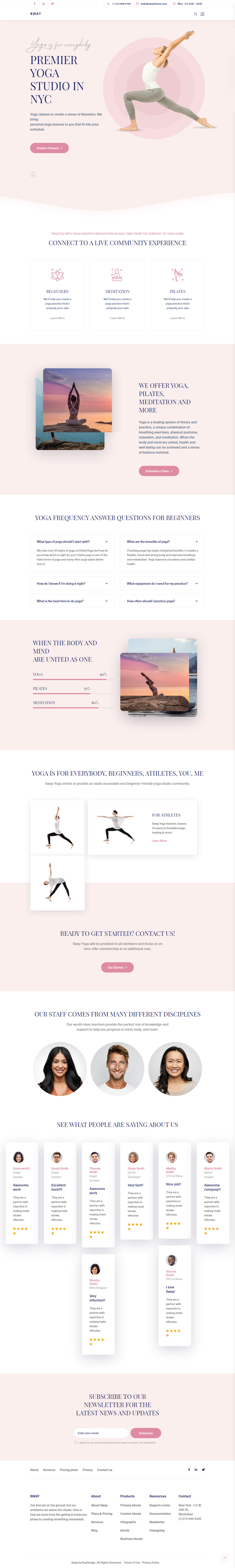 Sway WordPress Yoga Theme