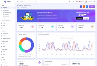 Yoha – Premium Responsive Bootstrap Admin HTML5 Template