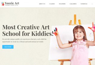 Yoozie – Premium Responsive Children Art School WordPress Theme