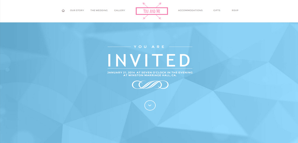 Welcome screen