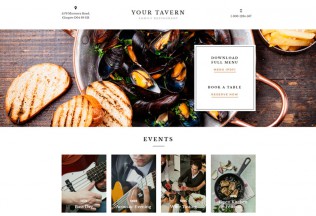 Your Tavern – Premium Responsive Cafe and Restaurant HTML5 Template