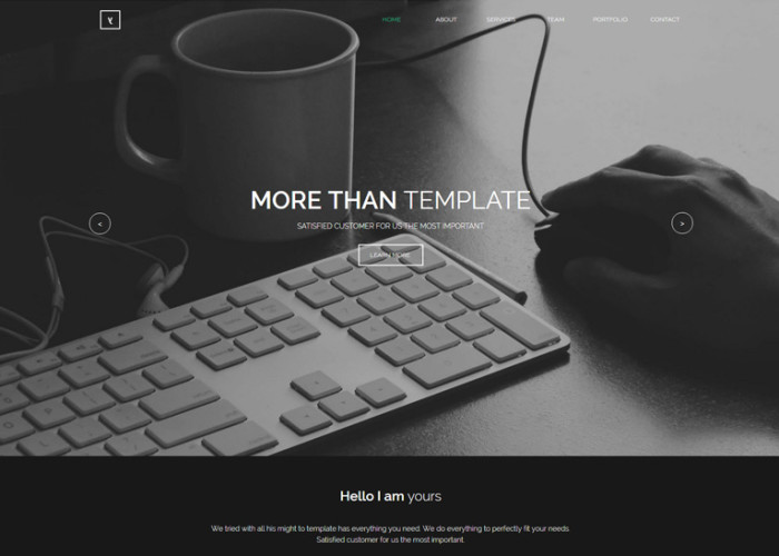 Yours – Premium Creative Onepage Adobe Muse Template