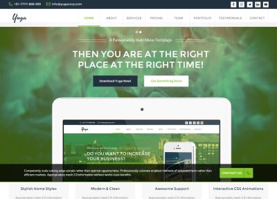 15+ Best Multipurpose Muse Templates 2018