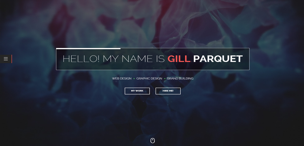 Welcome screen