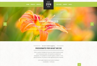 Zen – Premium Responsive Multipurpose One Page HTML5 Template