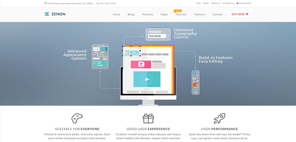 Welcome page
