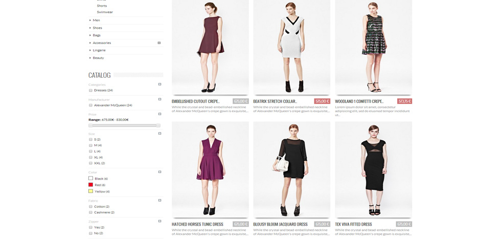 Category page