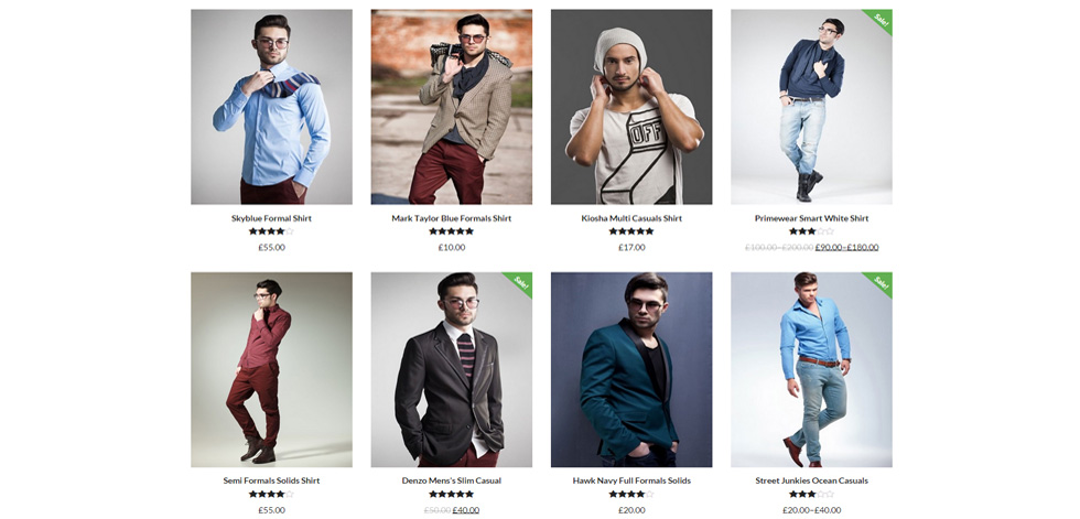 Shop page
