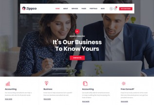 Zippco – Premium Responsive Finance Consulting WordPress Theme